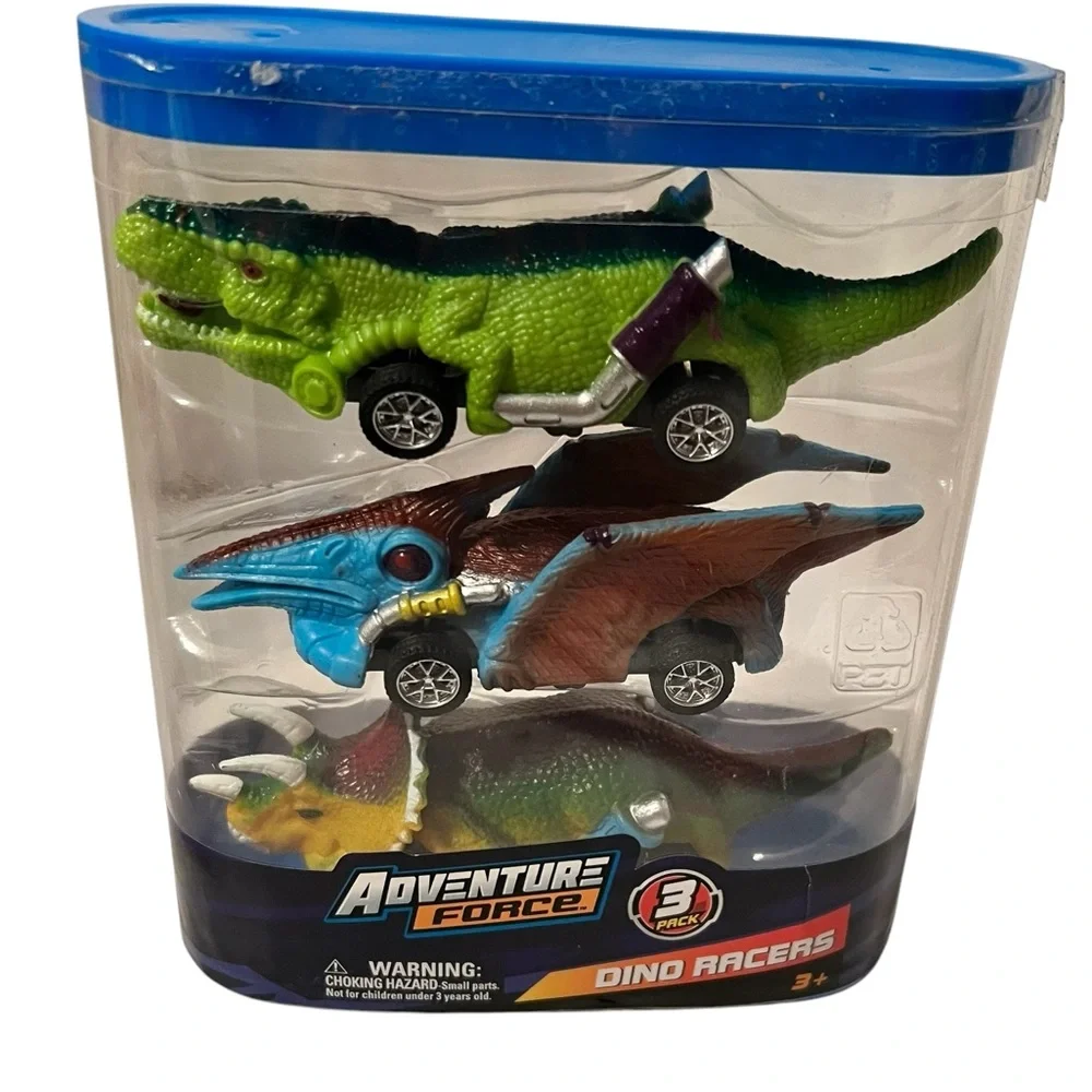 Dino Racers Vehicles Adventure Force 3 pack Ages 3+ New in Package